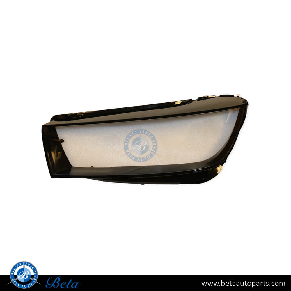 Left Side Headlamp Lens for Audi Q5 2018-Up models, Part Number 80A941773 Left Side Headlamp Lens for Audi Q5 2018-Up models, Part Number 80A941773